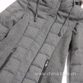 Ladies padding jacket with fake further